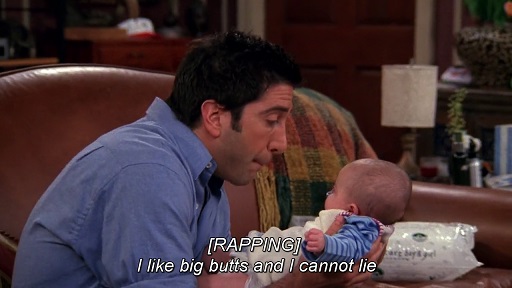 Ross singing Baby Got Back to Emma